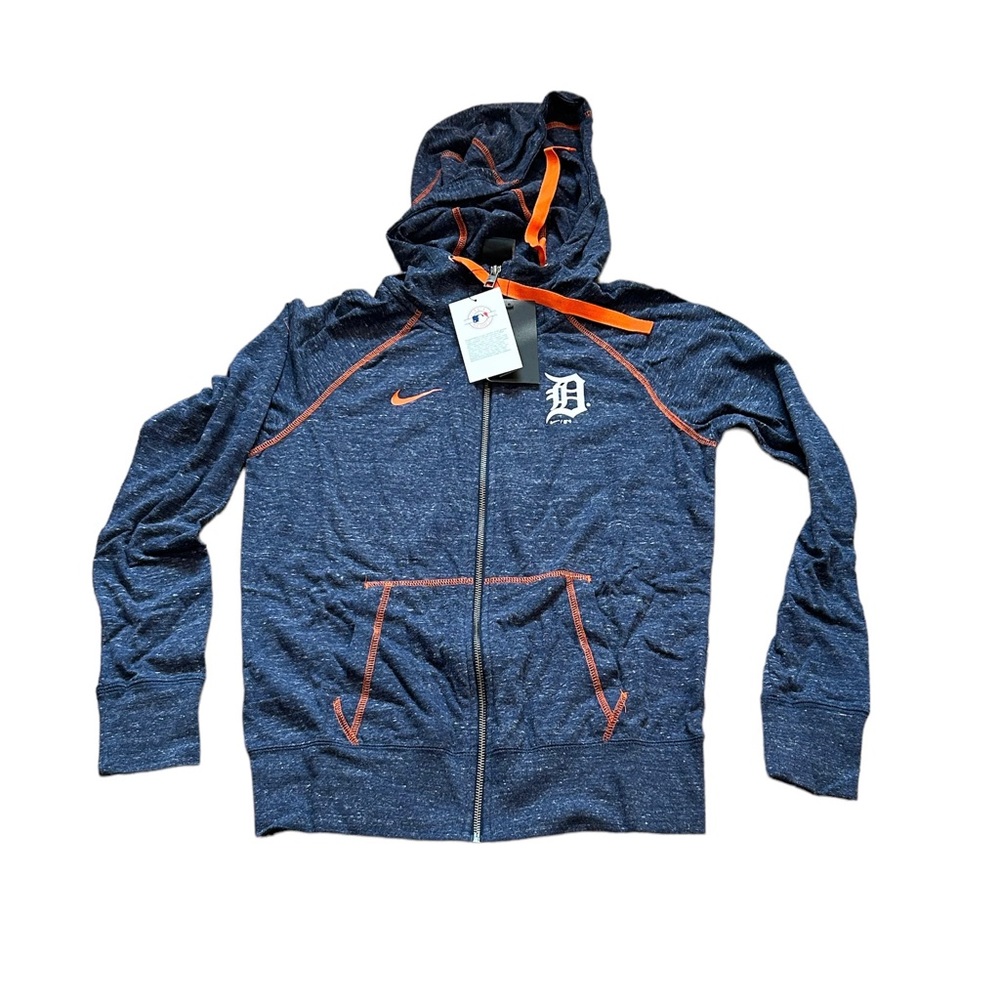 Detroit Tigers Nike Women’s Full Zip Up Hoodie Sweatshirt‎